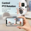 V380 Champion Double Lens PTZ Bulb Wi-Fi IP Camera - Image 4