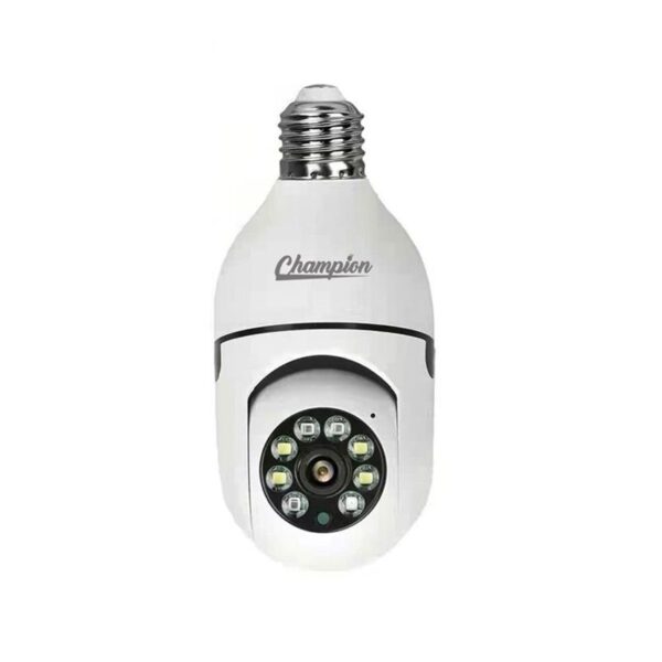 Champion Single Lens PTZ Bulb Wi-Fi IP Camera