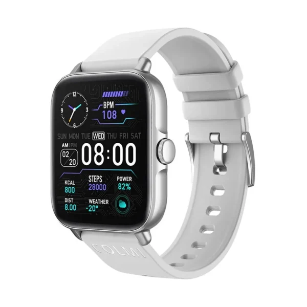 Colmi P28 Plus Silver Bluetooth Calling Smart Watch