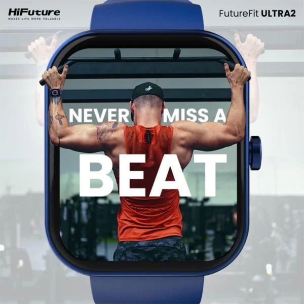 HI future Future Fit Ultra2 46mm Bluetooth Calling Blue Smart Watch