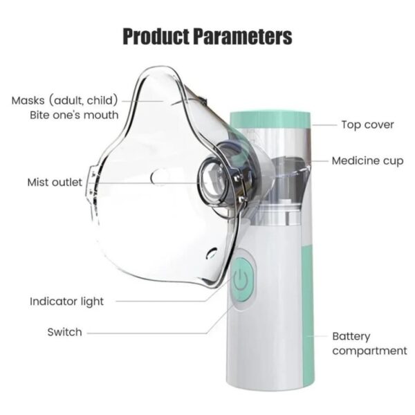 Mesh Nebulizer-Portable Ultrasonic Inhaler Mesh Nebulizer - Image 3