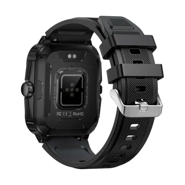 Colmi P76 Black Bluetooth Calling Smart Watch - Image 3